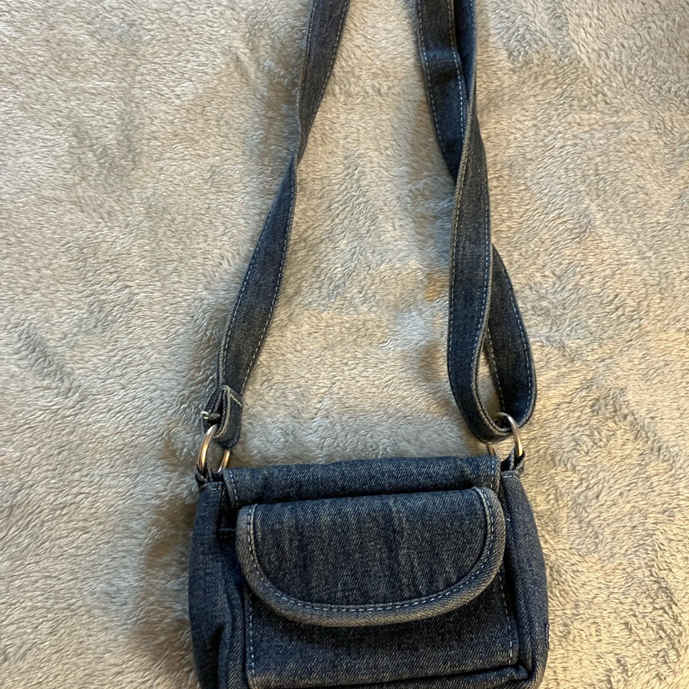 Denim Crossbody Bag